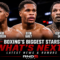 Shakur Stevenson, Devin Haney, and Gervonta Davis featured in a boxing news graphic highlighting the latest headlines and future superfight discussions.