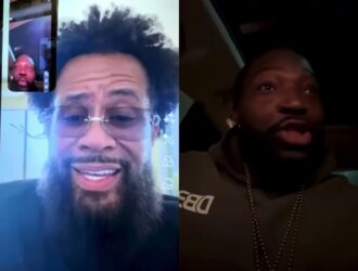 Mill City Boxing video thumbnail for Bill Haney versus Keyshawn Davis's coach Dorset arguing over Shakur Stevenson vs Devin Haney