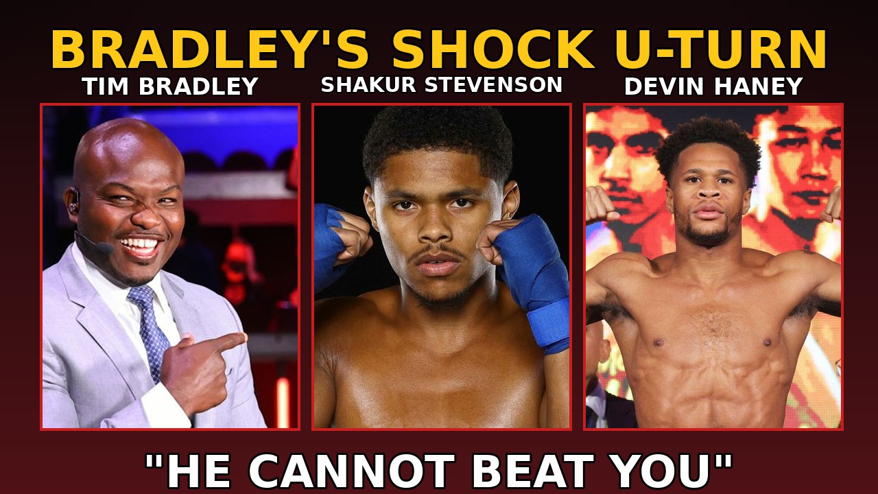 Tim Bradley, Shakur Stevenson and Devin Haney