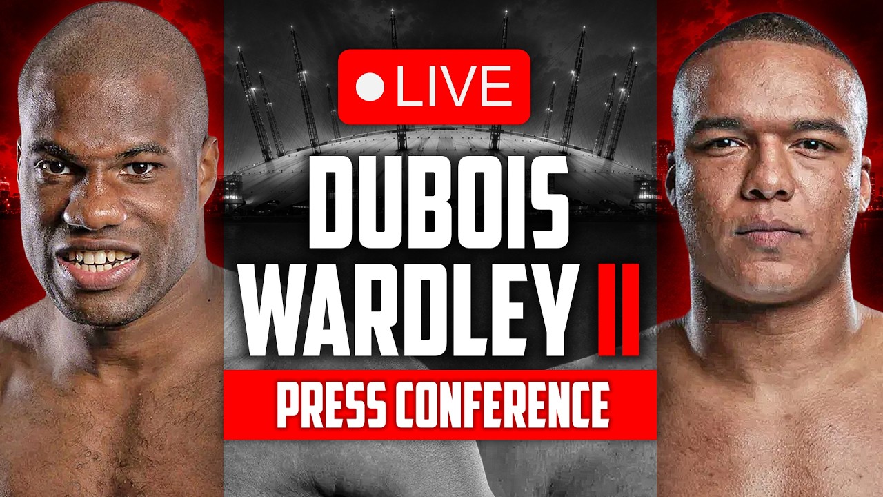 Daniel Dubois and Fabio Wardley face off at the final press conference ahead of their October 17 WBO heavyweight title rematch at The O2
