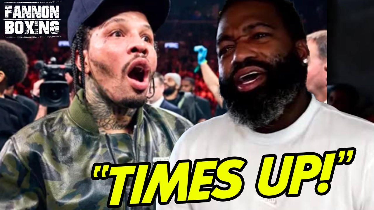 Fannon Boxing thumbnail: Gervonta Davis and Adrien Broner side by side under the words 'Times Up!'