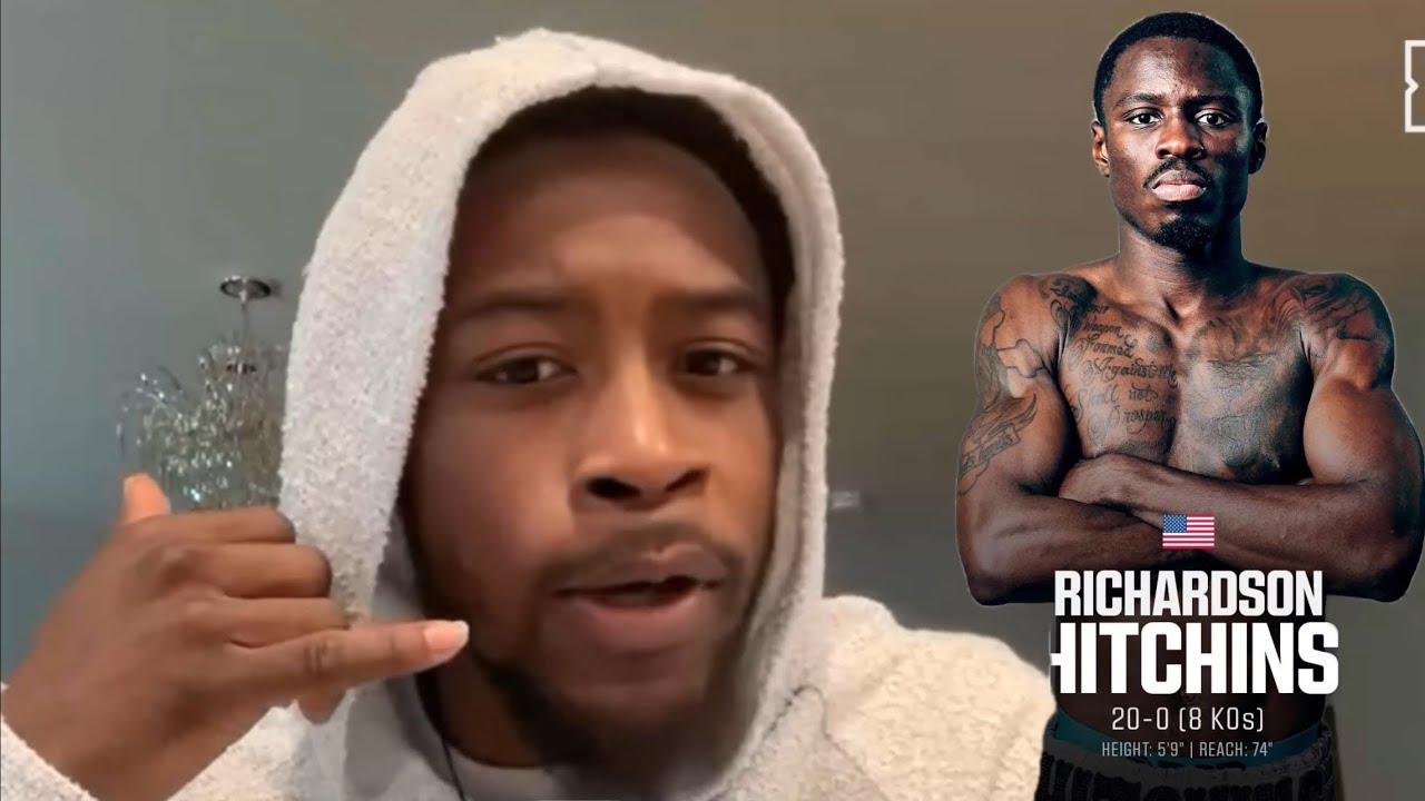 Keyshawn Davis speaking on AKHi TV about Richardson Hitchins never signing their fight contract