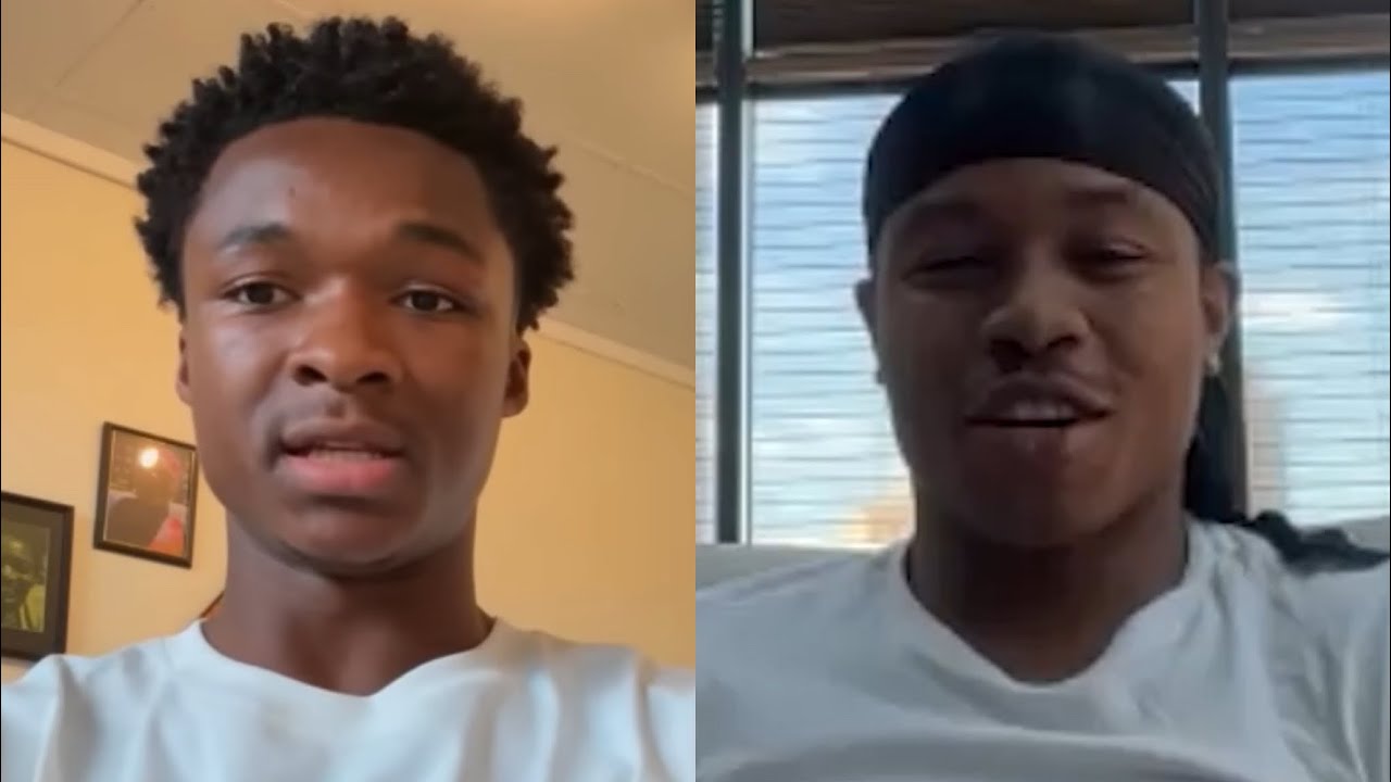 AKHi TV thumbnail: Abdullah Mason and Floyd Schofield side by side in a split-screen video call