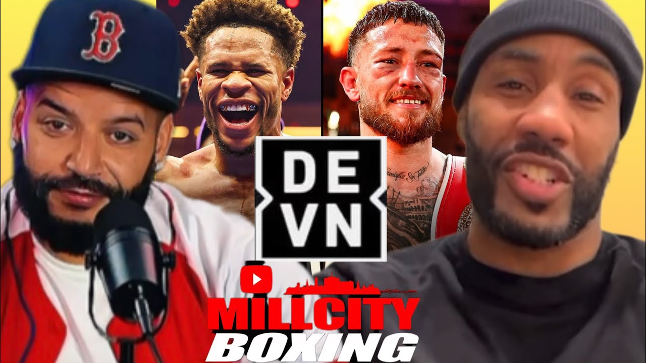 MillCity Boxing video still of Devin Haney trainer Mickey Bey discussing Shakur Stevenson leaving Zuffa and the Liam Paro fight