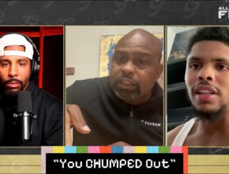 AKHi TV video thumbnail on Roy Jones criticizing Shakur Stevenson's conditions for a Devin Haney fight at 147 pounds