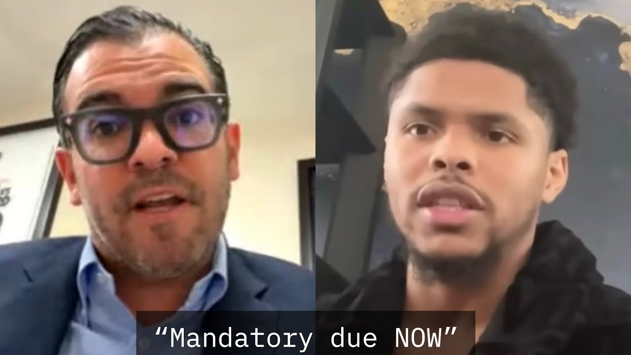AKHi TV video still on the WBO ordering Shakur Stevenson to fight mandatory Raymond Muratalla next