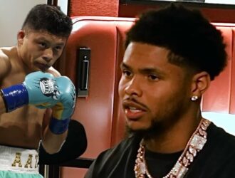 AKHi TV video thumbnail on Shakur Stevenson announcing an Isaac Pitbull Cruz fight after leaving Zuffa Boxing