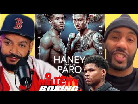 Mickey Bey on MillCity Boxing discussing Devin Haney vs Liam Paro and Shakur Stevenson
